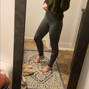 Alo high waisted Moto legging grey